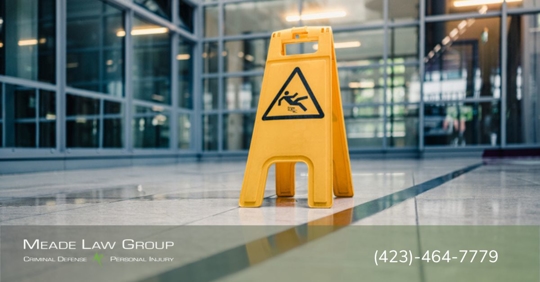 slippery sign on floor